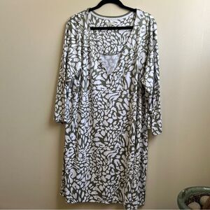 Ann Klein animal print dress Size XL
